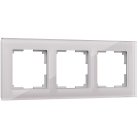 Рамка на 3 поста Werkel W0031117 (дымчатый,стекло) a050896 Favorit