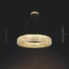 Кольцевые люстры и светильники ACHILLES Размер M. Цвет Латунь Lampatron 7388-20390