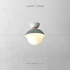 Потолочный светильник POMPON C Белый+голубой. Lampatron 3141-7769