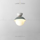 Потолочный светильник POMPON C Белый+голубой. Lampatron 3141-7769