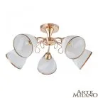 Люстра потолочная с плафонами Arte Milano 336966/5 FGD Napoli