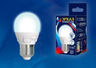 Лампочка светодиодная Uniel LED-G45 7W/NW/E27/FR PLP01WH картон