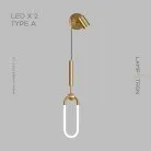 Бра FINNUR WALL Тип A. 2 лампы Lampatron 7790-21971