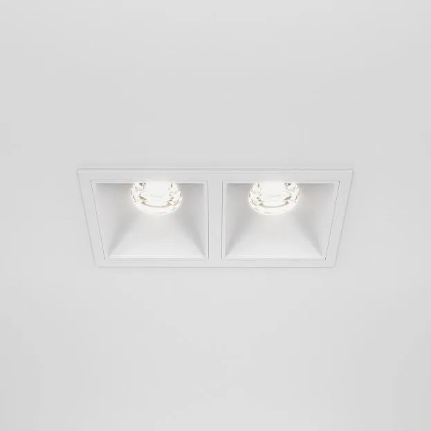 Встраиваемый светильник Maytoni Technical DL043-02-10W4K-D-SQ-W Alfa LED