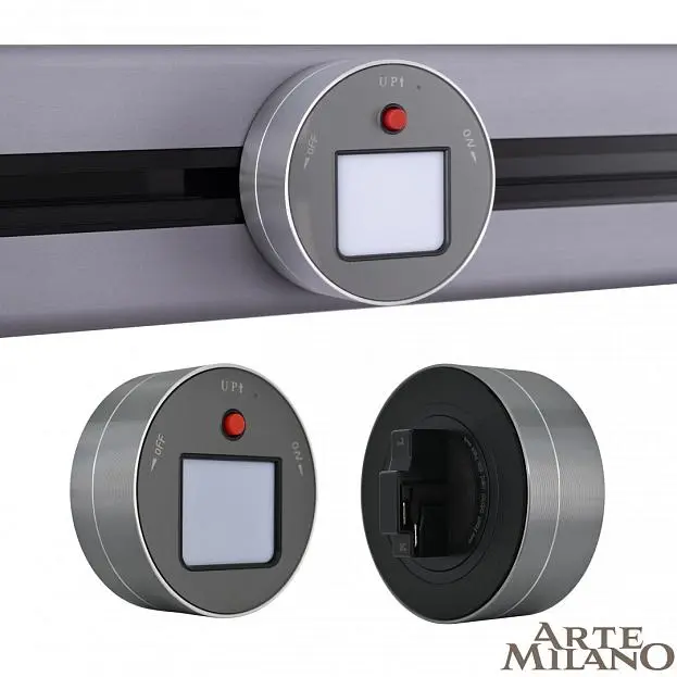 Трековый светильник, 3W 250V Arte Milano 380011TL/Light Grey Am Трековый светильник, 3W 250V Arte Milano 380011TL/Light Grey Am