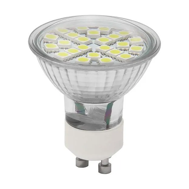 Лампа светодиодная gu10 LED24 SMD CLS CW 25w 240lm 6500k Kanlux 19250
