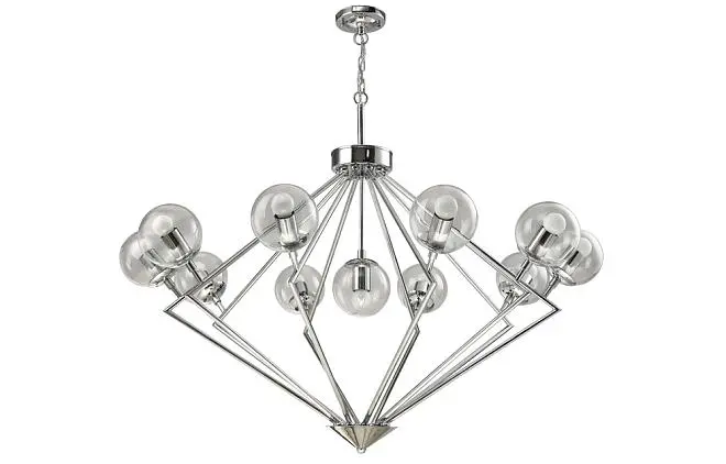 Люстра Crystal Lux FABRICIO SP11 CHROME/TRANSPARENTE 0550/311 Люстра Crystal Lux FABRICIO SP11 CHROME/TRANSPARENTE 0550/311