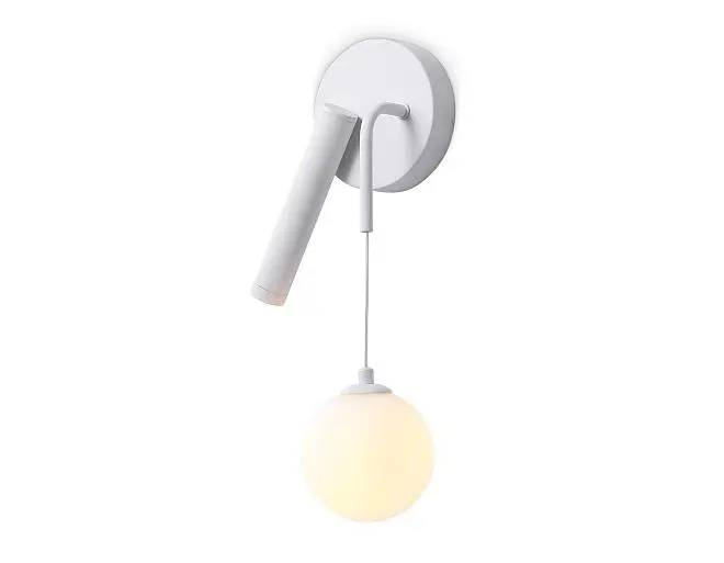 Настенный светодиодный светильник Ambrella light FL66383/2 WH Настенный светодиодный светильник Ambrella light FL66383/2 WH