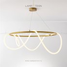 Кольцевые люстры и светильники GLORIFY R Размер M. Теплый свет Lampatron 3032-24912