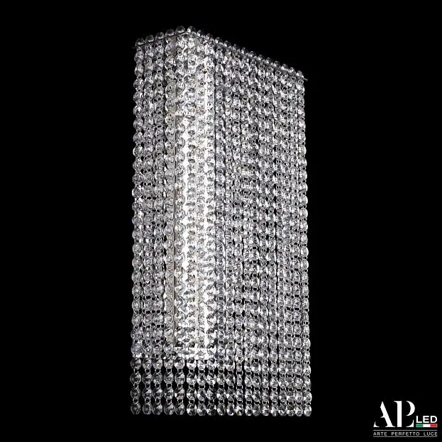 Бра светодиодные хрустальные APL LED SH500.B1.25-45.A.Ni.4000 Sicilia