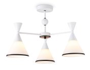 Подвесной светильник WH/BK белый/черный E27/3 max 60W D580*380 Ambrella light TR3164/3