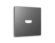 Лицевая панель ALFA (Антрацит серый) для HDMI Ambrella Volt AP6640 QUANT
