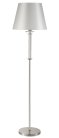 Торшер Crystal Lux NICOLAS PT1 NICKEL/WHITE 3400/601