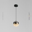 Подвесной светильник NOOR Размер S. Цвет черный. Стандарт. Lampatron noor-black-s-warm 8523-23613
