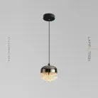 Подвесной светильник NOOR Размер S. Цвет черный. Стандарт. Lampatron noor-black-s-warm 8523-23613