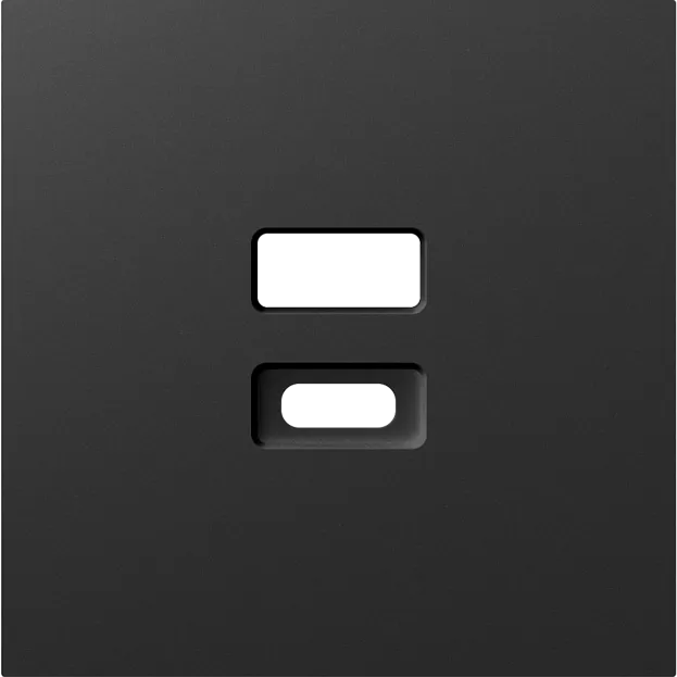 Накладка для розеток USB, матовый карбон, Donel DE28630 A07 Накладка для розеток USB, матовый карбон, Donel DE28630 A07