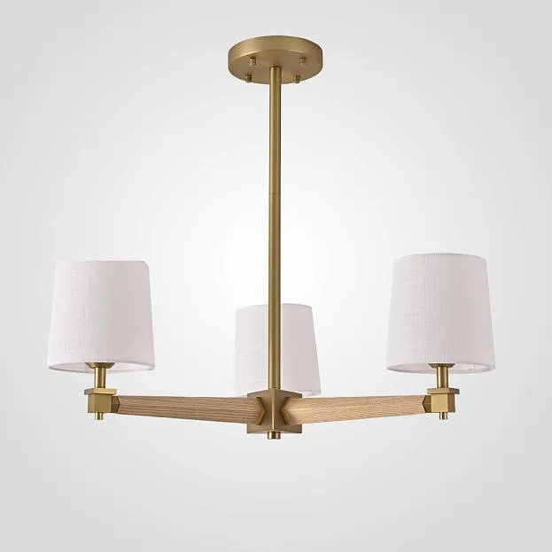 Люстра Jorgenson D70 White/Light Wood By Imperiumloft 203578-26 Люстра Jorgenson D70 White/Light Wood By Imperiumloft 203578-26