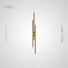 Бра GULL B Размер L. Цвет Черный Lampatron 5811-15373