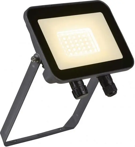 Прожектор SLV 1006192 FLOODI M LED 30Вт, 3000K, 2980лм, 100° Прожектор SLV 1006192 FLOODI M LED 30Вт, 3000K, 2980лм, 100°