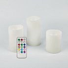 Декоративная свеча Uniel ULD-F052 RGB RC CANDLE SET3