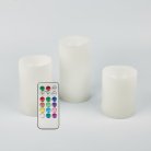 Декоративная свеча Uniel ULD-F052 RGB RC CANDLE SET3