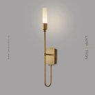 Бра SIMONA WALL 1 плафон. Цвет латунь Lampatron simona-wall-1-brass 3232-25652
