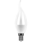 Лампа светодиодная SAFFIT 55174 SBC3711 Свеча на ветру E14 11W 6400K