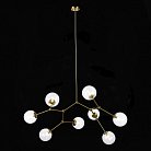 Потолочная люстра на штанге Золотистый/Прозрачный E14 8*40W ST Luce SL1506.203.08 Chieti