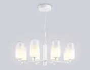 Подвесная люстра Ambrella light LH11109/8 WH/FR белый/белый матовый 28W 3000K D720*280