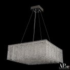 Люстра светодиодная хрустальная APL LED SH03.60.A.Ni.4000 Sicilia
