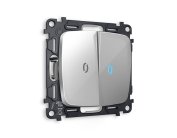 Комплект механизма 2-клавишного выключателя Ambrella Volt MO404020 QUANT