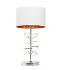 Настольная лампа Lumina Deco LDT 5530 CHR+WT Milari