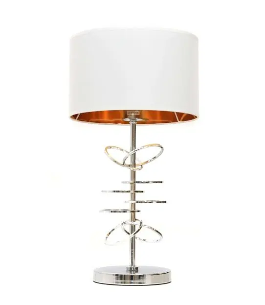 Настольная лампа Lumina Deco LDT 5530 CHR+WT Milari