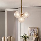 Подвесной светильник RAFFIN 4 Transparent Gold ImperiumLoft 255229-26 RAFFIN01