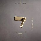 Бра ASAF Цвет Латунь. Теплый свет. Lampatron 8298-22628