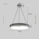 Подвесной светильник SEGOL R Размер L. Нейтральный свет Lampatron 8370-22903