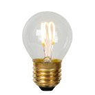 Лампа светодиодная диммируемая E27 3W 2700K прозрачная Lucide 49045/03/60
