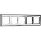 рамка Werkel WL17-Frame-05 Palacio хром/белый a037696