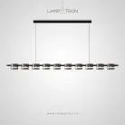 Реечный, рядный светильник JANICE LONG 10 плафонов. Нейтральный свет Lampatron 8564-23826