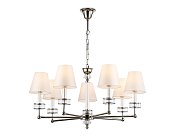 Подвесная люстра с абажурами и хрусталем Ambrella light LH71003