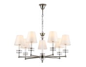 Подвесная люстра с абажурами и хрусталем Ambrella light LH71003
