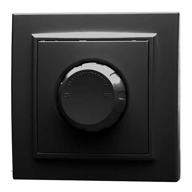 Выключатель диммирующий STEKKER 39474 PSW10-9006-03, 250V, 600W Эрна, черный Выключатель диммирующий STEKKER 39474 PSW10-9006-03, 250V, 600W Эрна, черный