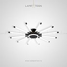 Потолочная люстра DUNKEL Трехцветный свет Lampatron 4215-10536