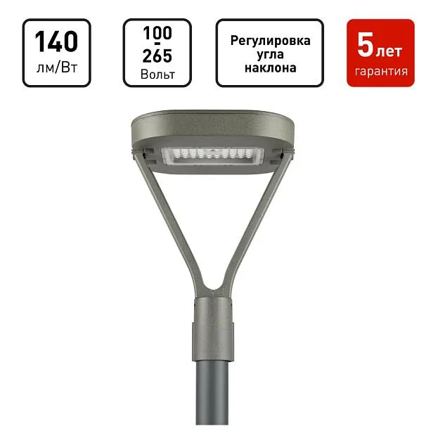 Уличный консольный светильник ЭРА SPP-505-0-30K-050 SPP-5