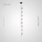 Подвесной светильник LESTER 8 ламп. Цвет Белый Lampatron 7355-20268