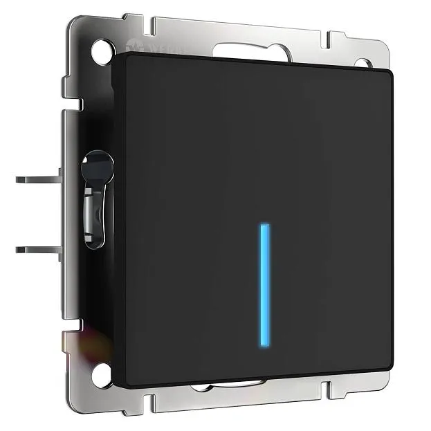 Сенсорный выключатель одноклавишный с управлением по Wi-Fi Werkel W4510608 (черный) a048326 Сенсорный выключатель одноклавишный с управлением по Wi-Fi Werkel W4510608 (черный) a048326