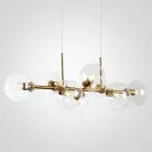 Люстра Staggered Glass Chandelier 8 107263-22 ImperiumLoft