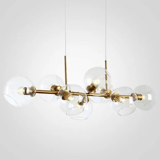 Люстра Staggered Glass Chandelier 8 107263-22 ImperiumLoft Люстра Staggered Glass Chandelier 8 107263-22 ImperiumLoft