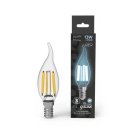 Лампа светодиодная Gauss 104801213 E14 13W 4100K прозрачная Filament