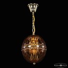 Подвесной светильник бронзовый Bohemia Ivele Crystal  5479/20 G Amber/M-1G
